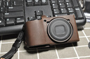 LARRY GADGET SUPPLY定制適用理光GR4GR3GR3XGR2相機皮套GRIV保護套手工復古保護便攜相機包配件 GR4皮套(SWIFT皮紋） 棕色 曬單實(shí)拍圖