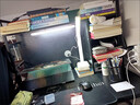 床上書(shū)桌大學(xué)生宿舍神器筆記本電腦桌寢室上下鋪懸空可折疊懶人桌 高品質(zhì)【帶書(shū)架】黑色80CM 曬單實(shí)拍圖