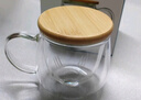 TEAHUE茶杯玻璃泡茶杯茶水分離綠茶杯耐熱加厚帶過(guò)濾男女辦公茶道水杯子 曬單實(shí)拍圖