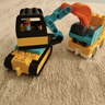 樂(lè )高（LEGO）積木拼裝得寶10931 翻斗車(chē)和挖掘車(chē)大顆粒積木桌兒童玩具生日禮物 曬單實(shí)拍圖