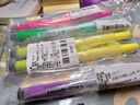 派通（Pentel）SXS15 按動熒光筆 手賬記號筆標(biāo)記筆 伸縮式大容量熒光筆可換芯 4.5mm 紫色 曬單實(shí)拍圖