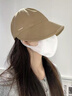 眾妃漁夫帽子女秋冬韓版百搭休閑防曬帽露絲同款鴨舌帽盆帽潮流可調節 毛呢款卡其 均碼 曬單實(shí)拍圖