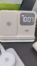 aresh無(wú)線(xiàn)充電器四合一多功能時(shí)鐘鬧鐘小夜燈適用華為手機耳機底座watch4 pro gt4非凡大師手表支架 白色四合一 配充電線(xiàn)【適用于華為手表】 曬單實(shí)拍圖