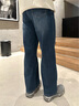 九牧王男褲牛仔褲男【空氣牛仔褲lite】25秋季透汽舒適彈力百搭長(cháng)褲男 曬單實(shí)拍圖