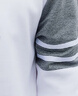 TEEK秋冬季長(cháng)袖t恤男裝上衣服 春秋款青年男士秋衣打底衫圓領(lǐng)休閑體恤 C352白色 XL 曬單實(shí)拍圖