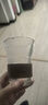 惠尋玻璃杯方形玻璃杯水杯創(chuàng  )意情侶咖啡杯馬克杯辦公室水杯威士忌酒杯 風(fēng)琴杯 曬單實(shí)拍圖