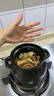 迷你小砂鍋燃氣明火耐高寶煲粥煲湯燉鍋陶瓷土鍋燕窩瓦灌q 康舒1.1L黑色(建議1人份) 曬單實(shí)拍圖