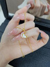 中國(guó)黃金（CHINA GOLD）星月綺夢(mèng)黃金項(xiàng)鏈女2025新款足金吊墜女生生日禮物女友結(jié)婚紀(jì)念日 足金星月綺夢(mèng)馬吊墜【贈(zèng)銀鏈+玫瑰盒】 曬單實(shí)拍圖