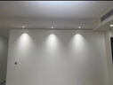 雷士（NVC）LED射燈客廳過(guò)道背景嵌入式洗墻小山丘鋁材7瓦暖白黑杯【蓮華】 曬單實(shí)拍圖