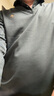 皮爾卡丹（pierre cardin）長(cháng)袖T恤男春秋季半袖上衣商務(wù)休閑假兩件打底衫翻領(lǐng) 深灰色 3XL 曬單實(shí)拍圖