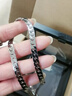 胖東來(lái)品質(zhì)純銀古巴項鏈男足銀999霸氣鎖骨鏈穿衣百搭鏈子送男友 加密古巴項鏈粗6毫米45長(cháng) 曬單實(shí)拍圖