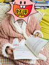 浪莎【舒棉絨】兒童睡衣女童睡衣秋冬季加厚保暖中大童少女家居服套裝 曬單實(shí)拍圖