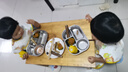 licheers兒童餐盤幼兒園寶寶不銹鋼餐盤小學(xué)生吃飯喝湯輔食餐具五格分餐盤 曬單實(shí)拍圖