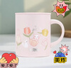 膳魔師（THERMOS）保溫杯茶杯340ml不銹鋼情侶帶蓋馬克咖啡杯JDG-351 PK(FL-VI) 曬單實拍圖