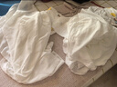 安可新 嬰兒7A抗菌純棉紗布尿布【6條裝】新生兒12層透氣可水洗17*45cm 曬單實(shí)拍圖