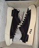 斐樂(lè )（FILA）女鞋帆布鞋LAVA胖胖底厚高底增鞋板鞋帆布鞋休閑鞋 黑-BK 38.5 曬單實(shí)拍圖