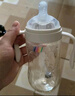 bebebus【配件】鉑晶鉆光奶瓶寬口偏心仿母乳防脹氣吸管奶瓶配件鏈接 單奶嘴（6-10月寶寶） 不可搭配重力球吸管 曬單實(shí)拍圖