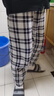 貓人兒童睡衣男童春秋款純棉小孩長袖中大童家居服套裝 眼鏡大熊 170 曬單實拍圖