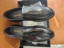 老爺車(chē)鞋子男款休閑皮鞋德比鞋皮鞋男真皮正品一腳蹬男士皮鞋商務(wù)男鞋 LYC5666黑色 40 此款偏大一號 曬單實(shí)拍圖