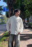 牧高笛冷山云鎧Pro60 Primaloft金標P棉服 秋冬保暖輕薄外套男防風(fēng)戶(hù)外棉服 【男款】月影白|60G金標P棉 L 曬單實(shí)拍圖