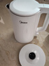 美的（Midea）電水壺?zé)崴畨?大容量家用燒水壺 雙層防燙 304不銹鋼無縫內(nèi)膽 大功率快速燒水沸騰 1.5L 【一鍵開蓋I無縫內(nèi)膽】 曬單實拍圖