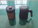 京東京造茶杯便攜式黑陶茶泡茶壺茶杯功夫茶具辦公杯隨身茶壺容量400ml 曬單實(shí)拍圖