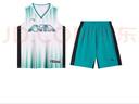 安踏兒童套裝男童裝籃球服套裝2024年夏季中大童訓練運動(dòng)套裝兩件套 純凈白/向影綠9202-2 140 cm 曬單實(shí)拍圖