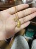 周生生羽毛黃金吊墜 足金掛墜女不含項鏈 生日禮物86820P計價(jià)2.25克 曬單實(shí)拍圖