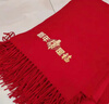 恒源祥2025中國紅圍巾刺繡秋冬季企業(yè)年會(huì )開(kāi)業(yè)典禮紅色喜慶圍脖披肩訂制 HT-精品拉毛短須小圍巾 曬單實(shí)拍圖