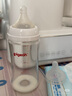 貝親（Pigeon）玻璃奶瓶寬口徑防脹氣240ml M號奶嘴 3月+ AA187  曬單實拍圖