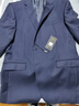 雅戈?duì)枺╕OUNGOR）西服男0100款單上衣西服套裝男正裝羊毛西服 藏青 L 175/96A 曬單實(shí)拍圖
