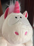 NICI生日禮物女生玩偶背包毛絨粉紅獨角獸毛絨玩具可愛(ài)公仔娃娃送女孩 曬單實(shí)拍圖