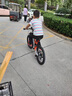 喜德盛青少年軟尾車(chē)2025款鎂馳20英寸輪徑 7速 熾燼橙 20英寸 曬單實(shí)拍圖
