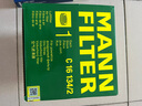 曼牌（MANNFILTER）空氣濾清器空濾空氣濾芯C16134/2福克斯沃爾沃S40/C30/V40林肯MKC 曬單實(shí)拍圖