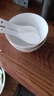 高顏值家用銀杏時(shí)光米飯碗大面碗陶瓷餐具家用新骨瓷陶瓷碗 銀杏時(shí)光 4.5英寸2碗2白勺 曬單實(shí)拍圖