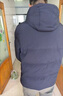 波司登（BOSIDENG）【反季】羽絨服新國標90絨男短款新升級版型高包容連帽保暖外套 黑黛青5177 M 175/96A 曬單實拍圖