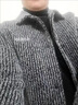 皮爾卡丹（pierre cardin）毛呢羽絨服男中長(cháng)款金貂絨呢子大衣翻領(lǐng)條紋白鴨絨內膽保暖防寒服 5553咖色 羽絨內膽 3XL 160-175斤 曬單實(shí)拍圖