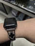 福樂(lè )森適用applewatch金屬表帶iwatch S11/10四葉草仿母貝水鉆表帶小香風(fēng)蘋(píng)果手表SE/98765細手鏈表帶女 黑色黑貝+鉆邊框殼 iwatchS11/10 - 42mm表盤(pán) 曬單實(shí)拍圖
