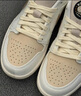耐克（NIKE）Jordan官方喬丹下站東單AJ1板鞋男子運動(dòng)鞋夏季新款 IB8855 121燕麥色/麻黃/椰奶色/燕麥色 42 曬單實(shí)拍圖