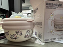 babycare兒童餐具注水保溫碗寶寶輔食碗PPSU材質(zhì)防摔家用喝湯吃飯新品粉色 曬單實(shí)拍圖