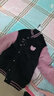 ASK JUNIOR線(xiàn)下同款兒童外套女童秋冬季保暖刺繡棒球服拼色夾克外套 160  曬單實(shí)拍圖