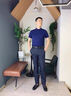 啄木鳥(niǎo)休閑褲男春秋季免燙抗皺男士商務(wù)西褲直筒彈力中老年冬裝加絨褲子 藏青【專(zhuān)柜品質(zhì)】 32 【 推薦體重 130-140斤 】 曬單實(shí)拍圖