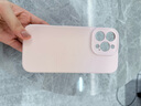 圣圖朗Ai按鍵全包適用蘋(píng)果16pro手機殼iphone14promax情侶15pro值絨12純色11男女膚感plus磨砂13液態(tài)硅膠 【粉白色】精孔液態(tài)（16以上Ai按鍵全包）  iPhone 16  曬單實(shí)拍圖