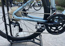 喜德盛公路自行車(chē)2025款AD300油碟UCI車(chē)架2x10速中空一體牙盤(pán)桶軸破風(fēng)車(chē) 銀蛇 510mm 曬單實(shí)拍圖