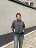 森馬（Semir）外套女秋季花苞拼接格子寬松立領(lǐng)2025風(fēng)文藝通勤夾克10A525108004 曬單實(shí)拍圖