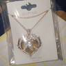 XUPING旭平首飾仿水晶經(jīng)典海洋之心項鏈女送生日禮物飾品 4號底-夢(mèng)幻黃光 鏈長(cháng)約40+5cm 曬單實(shí)拍圖