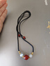 伊燦新中式麻繩項(xiàng)鏈女2025年新款爆款國風(fēng)黑瑪瑙鎖骨鏈輕奢高級感頸鏈 麻繩紅瑪瑙項(xiàng)鏈 曬單實(shí)拍圖