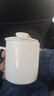 簡(jiǎn)風(fēng)范茶杯茶水分離陶瓷泡茶杯帶蓋辦公室內置過(guò)濾網(wǎng)男士家用大容量杯子 純白茶漏杯 500ml 曬單實(shí)拍圖