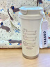 趣木也保溫杯線(xiàn)條貓咪大容量雙飲咖啡杯高顏值女生便攜車(chē)載運動(dòng)吸管水杯 嗨皮小熊【一蓋雙飲】 520ml 曬單實(shí)拍圖