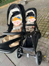 昆塔斯（Qtus）Q11嬰兒車(chē)可坐可躺雙胞胎高景觀(guān) 雙向雙子新生兒童嬰兒車(chē) 黑色-雙座 曬單實(shí)拍圖